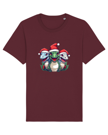 Christmas dinosaur party Burgundy