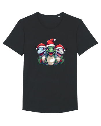 Christmas dinosaur party Black