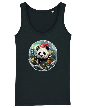 Christmas Panda Black