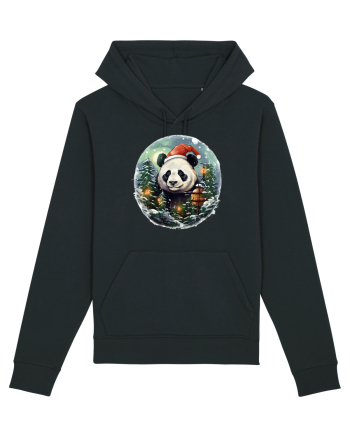 Christmas Panda Black