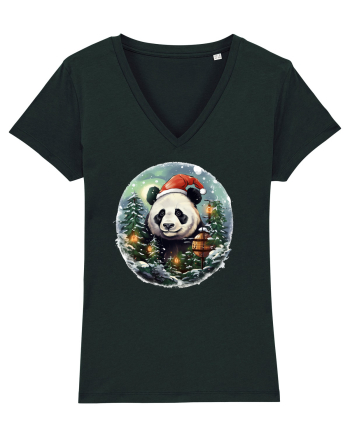 Christmas Panda Black
