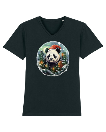 Christmas Panda Black