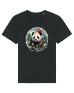 Christmas Panda Tricou mânecă scurtă Unisex Rocker