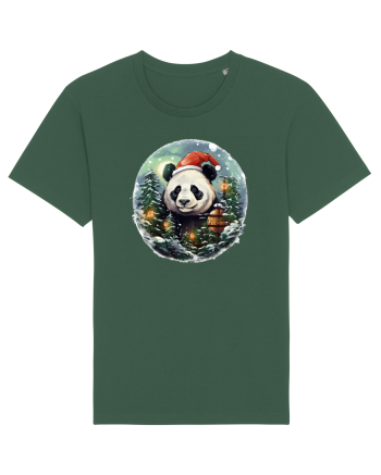 Christmas Panda Bottle Green