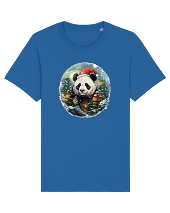 Christmas Panda Royal Blue