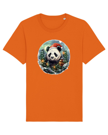 Christmas Panda Bright Orange