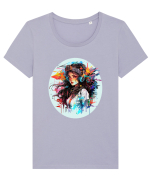Urban  Girl Tricou mânecă scurtă guler larg fitted Damă Expresser