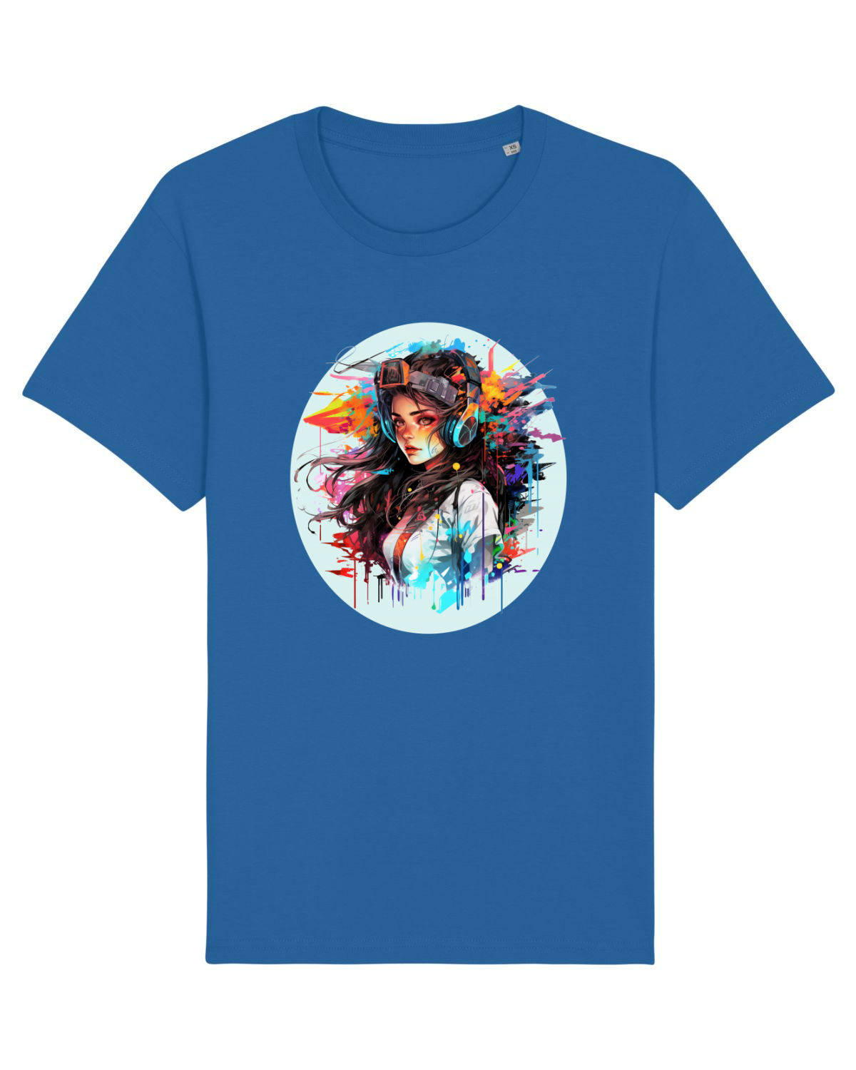 Tricou mânecă scurtă Unisex Rocker Royal Blue