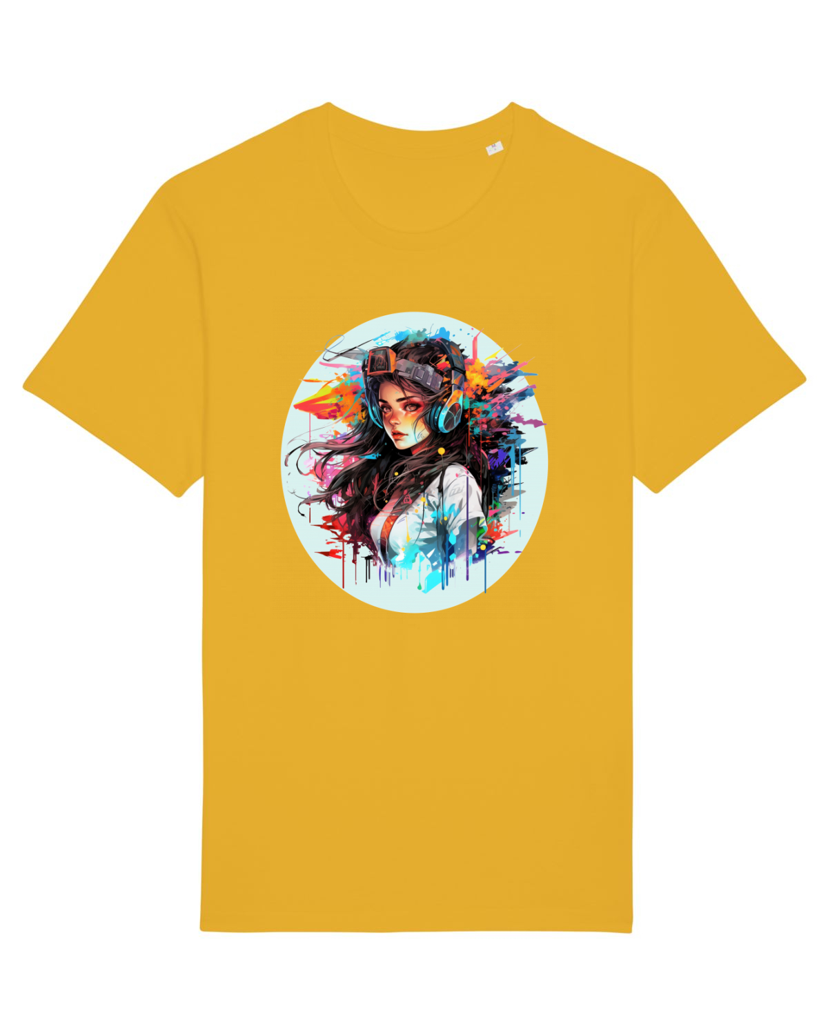 Tricou mânecă scurtă Unisex Rocker Spectra Yellow