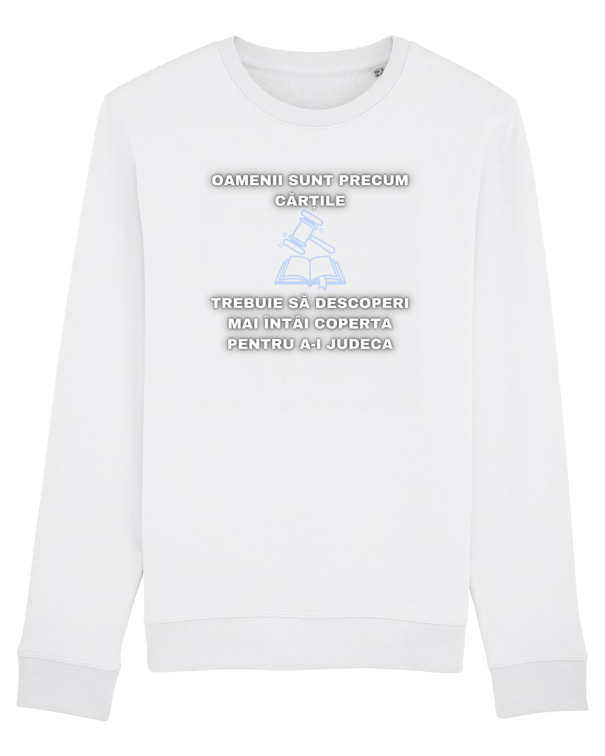 Bluză mânecă lungă Unisex Rise White