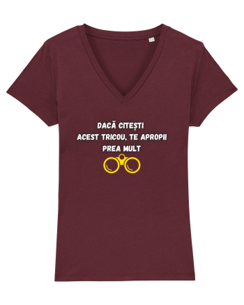 TE APROPII PREA MULT Burgundy