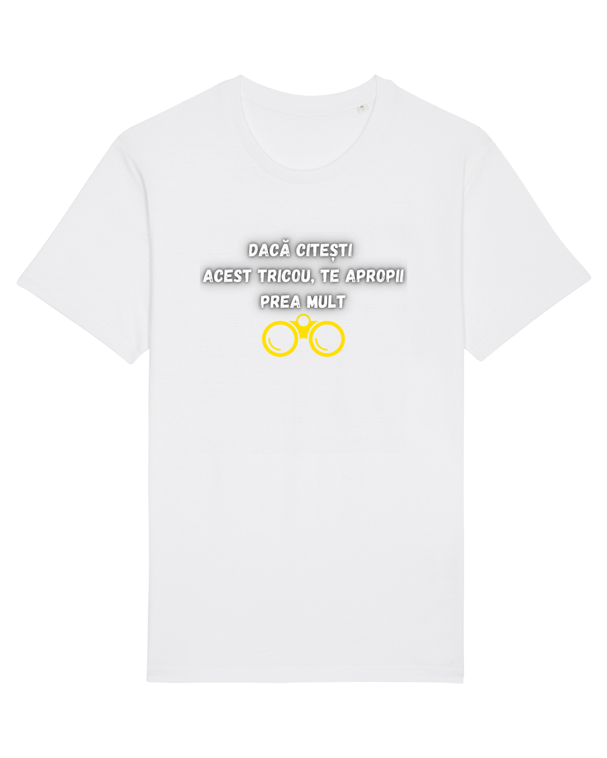 Tricou mânecă scurtă Unisex Rocker White