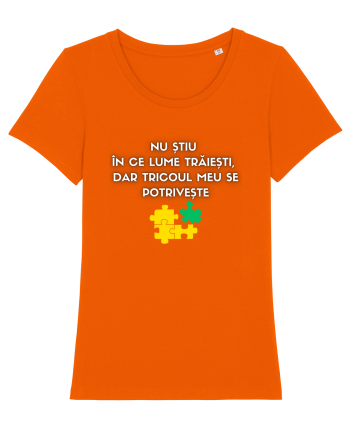 TRICOUL MEU SE POTRIVEȘTE Bright Orange