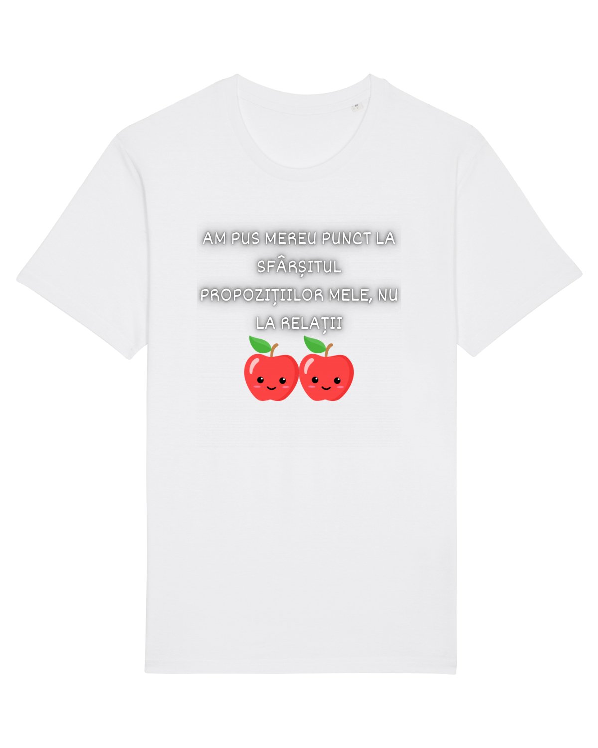 Tricou mânecă scurtă Unisex Rocker White