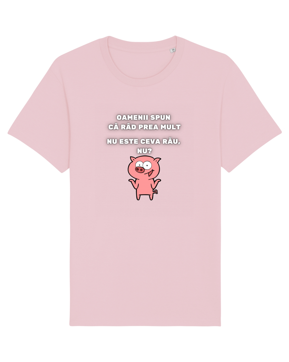 Tricou mânecă scurtă Unisex Rocker Cotton Pink