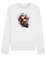 Rocker Santa  Bluză mânecă lungă Unisex Rise