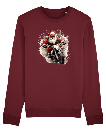 Rocker Santa  Burgundy