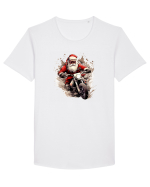 Rocker Santa  Tricou mânecă scurtă guler larg Bărbat Skater
