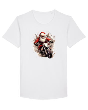 Rocker Santa  White