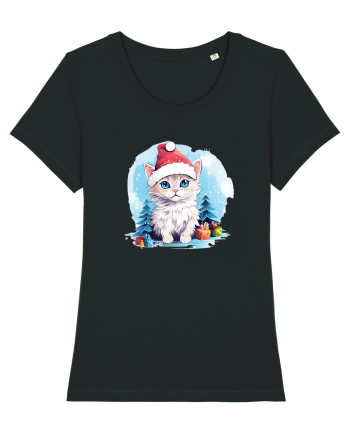 Christmas cat Black