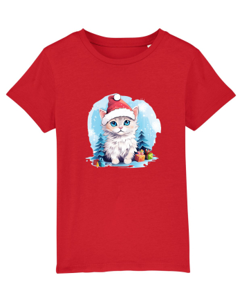 Christmas cat Red
