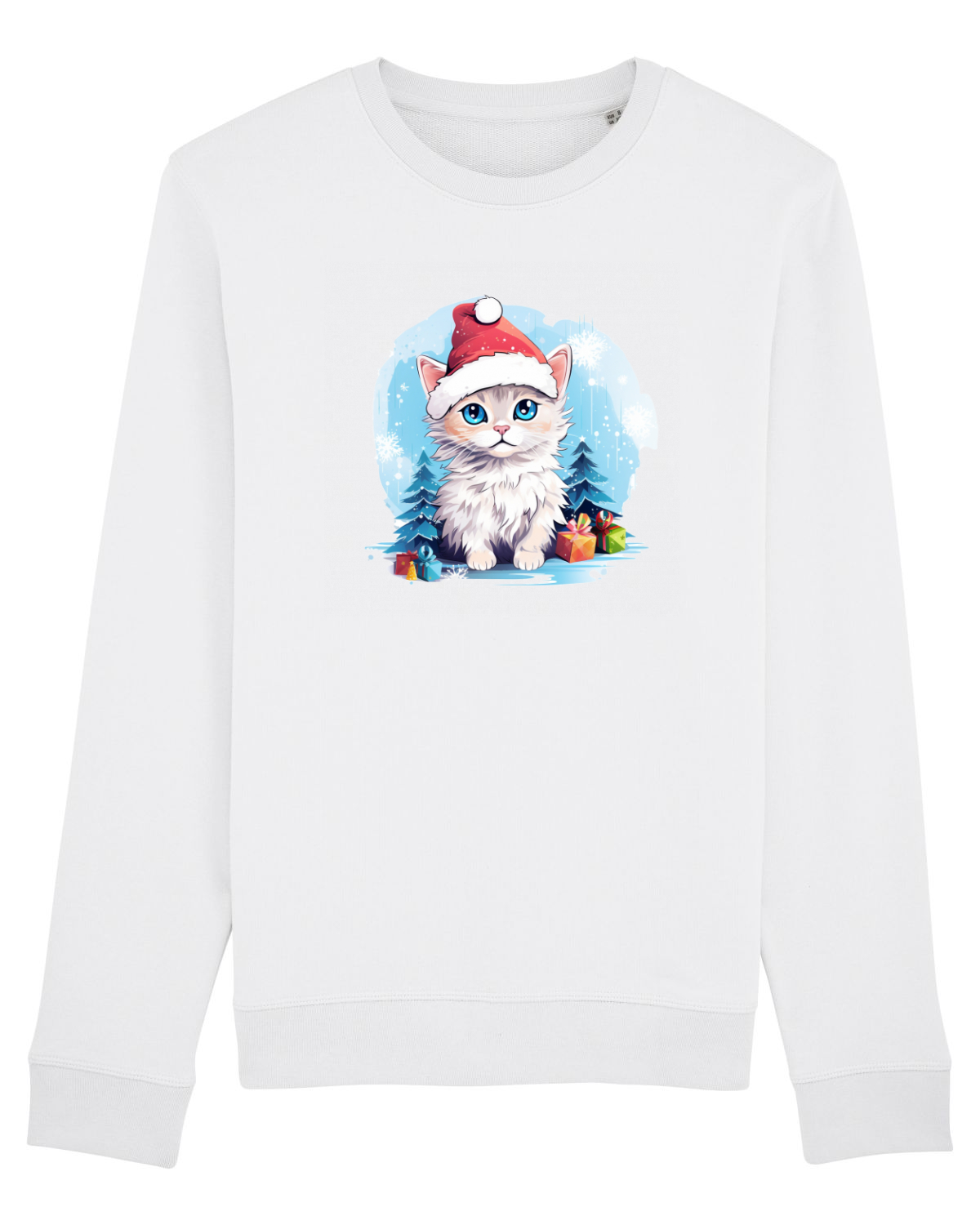 Bluză mânecă lungă Unisex Rise White