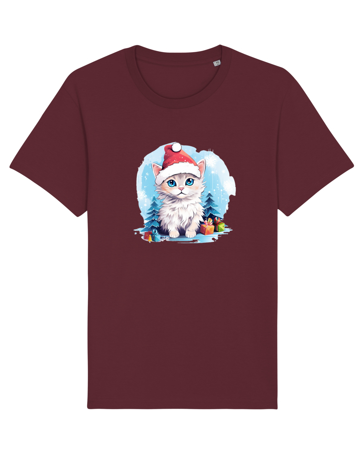 Tricou mânecă scurtă Unisex Rocker Burgundy