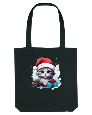 Christmas cat Black