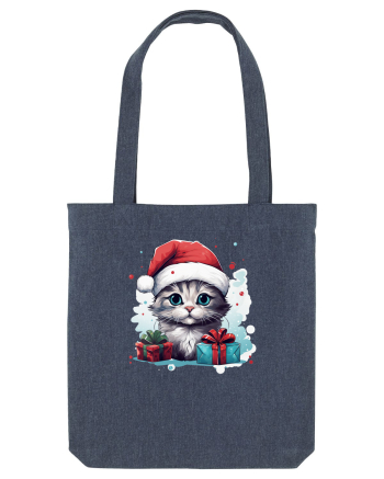 Christmas cat Midnight Blue