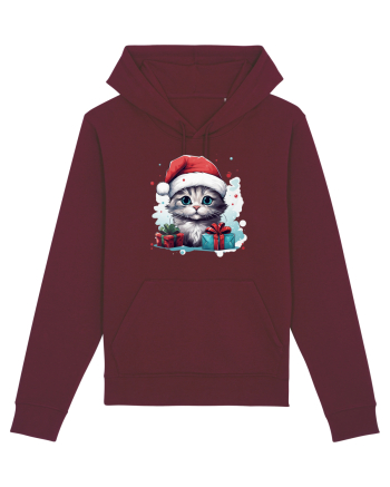 Christmas cat Burgundy