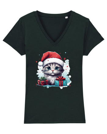 Christmas cat Black