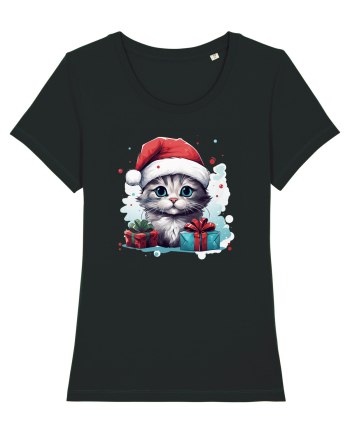 Christmas cat Black