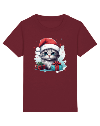 Christmas cat Burgundy