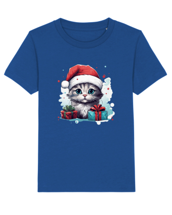 Christmas cat Majorelle Blue