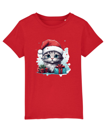 Christmas cat Red