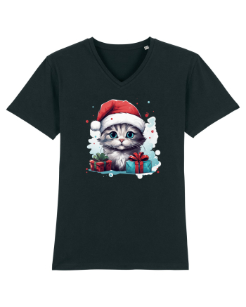 Christmas cat Black
