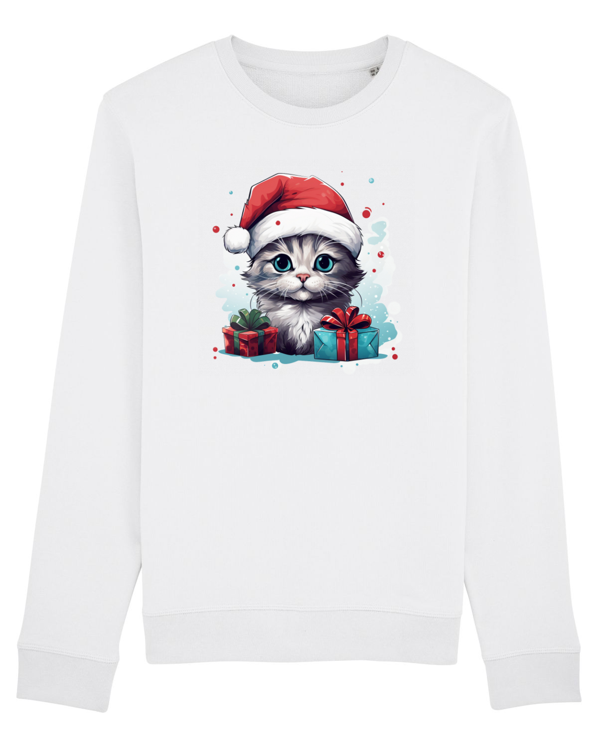 Bluză mânecă lungă Unisex Rise White
