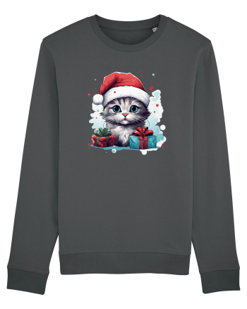 Christmas cat Anthracite