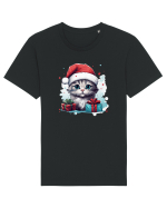 Christmas cat Tricou mânecă scurtă Unisex Rocker