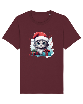 Christmas cat Burgundy
