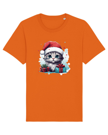 Christmas cat Bright Orange