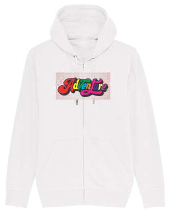 Adventure text White