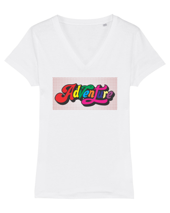 Adventure text White