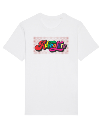 Adventure text White