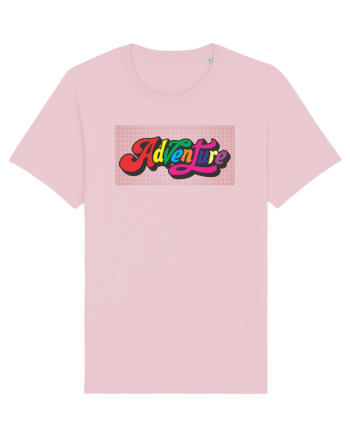 Adventure text Cotton Pink