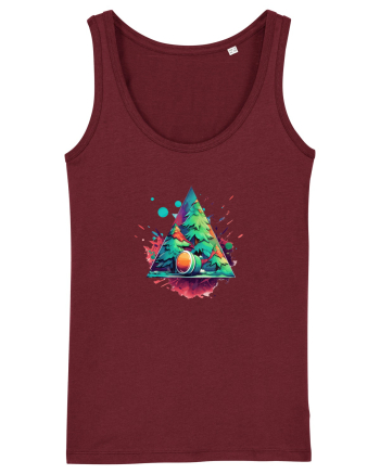 Christmas splash  Burgundy