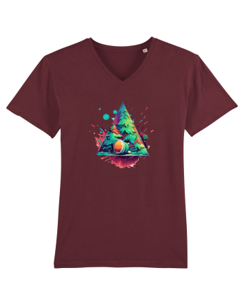Christmas splash  Burgundy