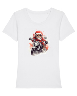 Rocker Cat Tricou mânecă scurtă guler larg fitted Damă Expresser