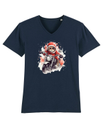Rocker Cat Tricou mânecă scurtă guler V Bărbat Presenter