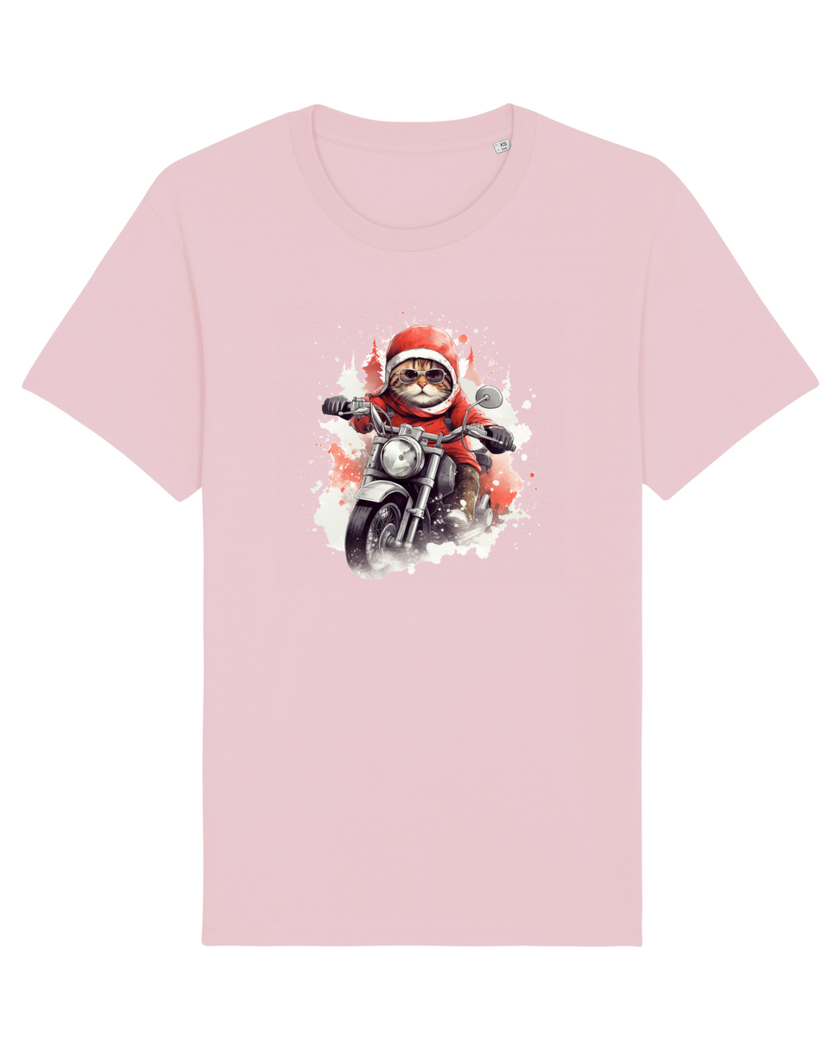 Tricou mânecă scurtă Unisex Rocker Cotton Pink